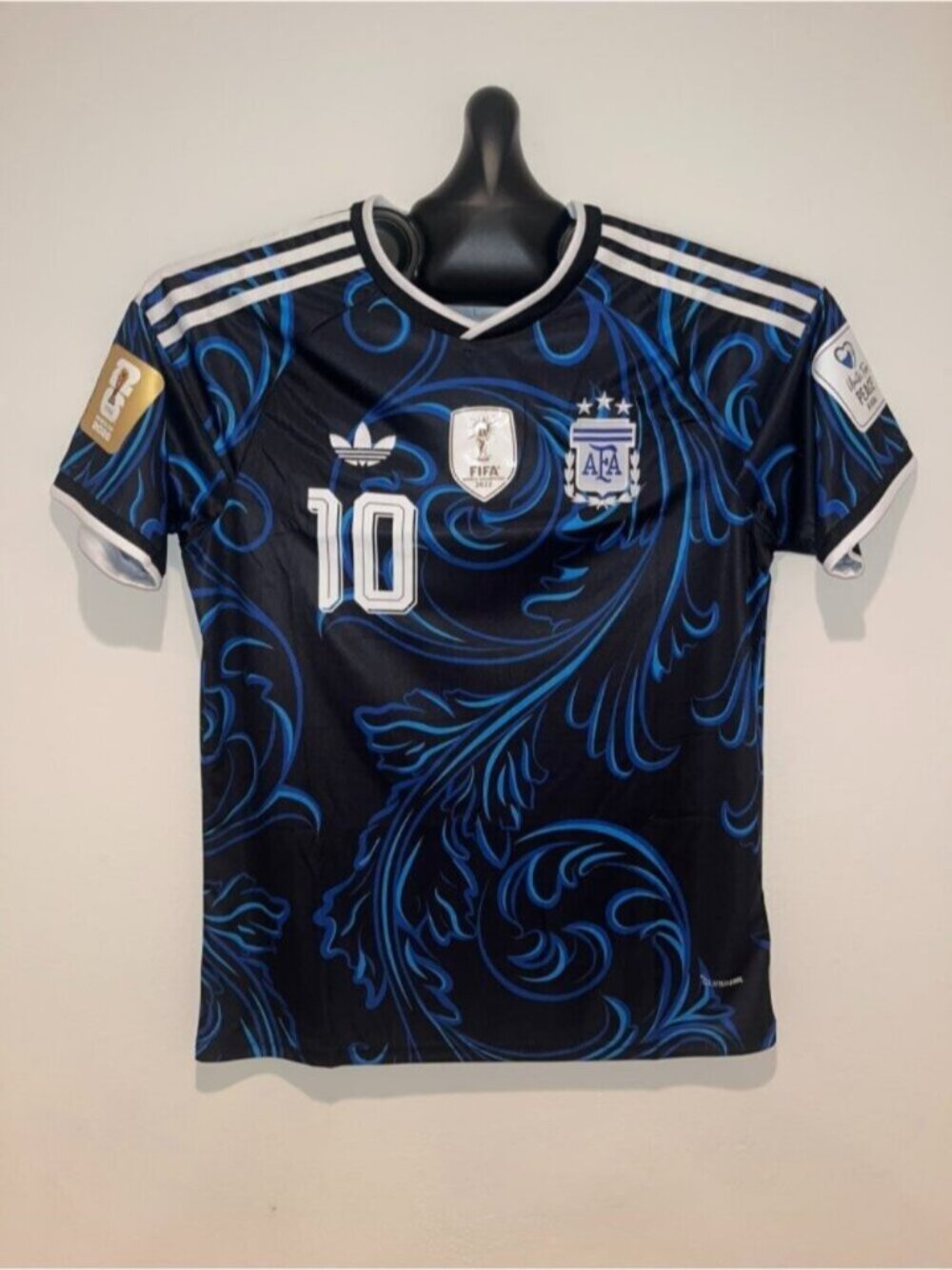 Lionel Messi #10 Argentina 2026 World Cup Away Jersey All Patches Men's S-4XL
